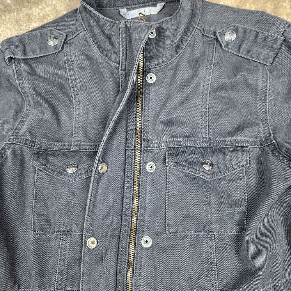 Levi's San Francisco Denim Jacket Gray Color Size Small Zip And Snap - Picture 3 of 11